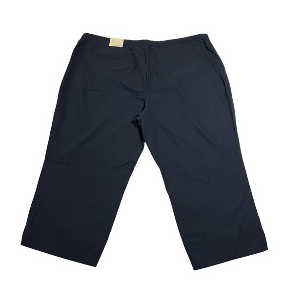 Eliane Rose High Rise Pull On Capri Pants Size 22W NEW Preppy Minimalist Casual - Picture 2 of 10